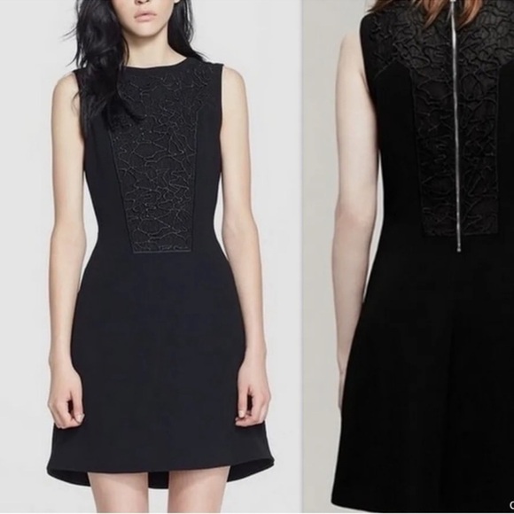 Rag & Bone Mijo Sleeveless Black Dress Size 8 - Picture 2 of 9